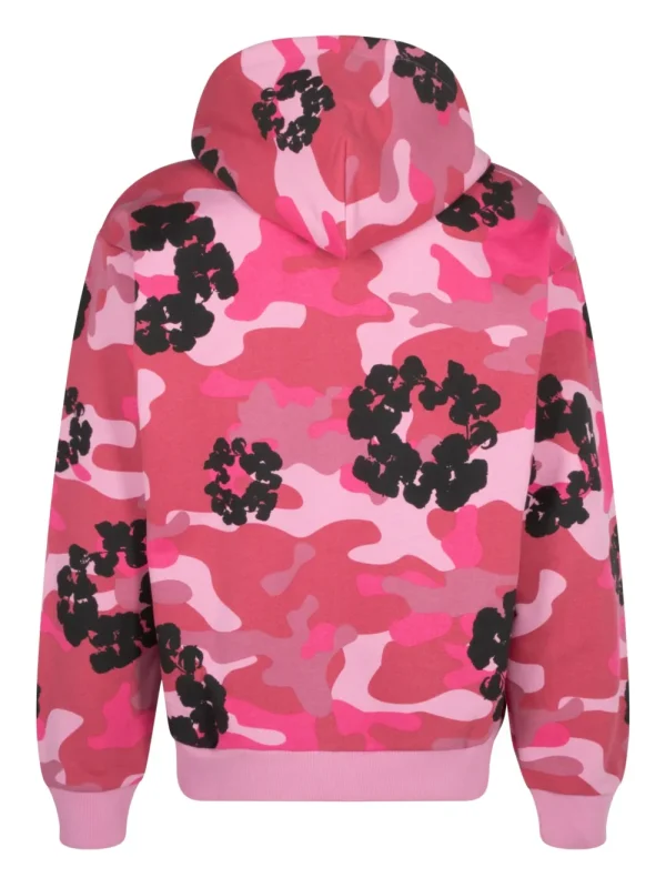 Denim Tears Pink Camo Hoodie