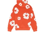 Denim tears cotton wreath hoodie orange